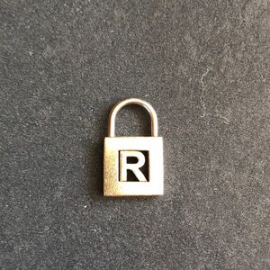 Tiffany & Co Initial R Lock Charm